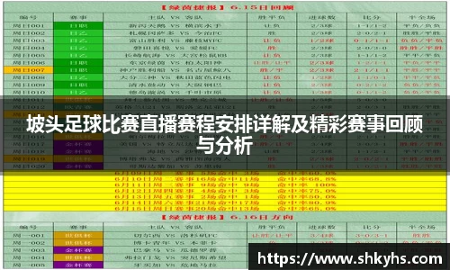 坡头足球比赛直播赛程安排详解及精彩赛事回顾与分析
